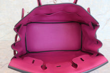 Load image into Gallery viewer, HERMES BIRKIN 30 Togo leather Rose purple A Engraving Hand bag 600080127
