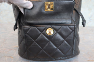 CHANEL/シャネル マトラッセチェーンリュック ラムスキン ブラック/ゴールド金具 リュック 700080061