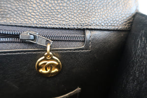 CHANEL/シャネル マトラッセハンドバッグ キャビアスキン ブラック/ゴールド金具 ハンドバッグ 700070038