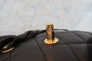 CHANEL/シャネル マトラッセチェーンリュック ラムスキン ブラック/ゴールド金具 リュック 700080061