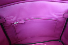 Load image into Gallery viewer, HERMES BIRKIN 30 Togo leather Rose purple A Engraving Hand bag 600080127
