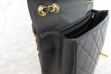 将图片加载到图库查看器，CHANEL/香奈儿 中号CF 单盖包 链条包 羊皮 Black/Gold hadware(黑色/金色金属) 肩背包 700060096
