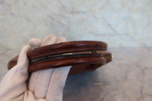 Load image into Gallery viewer, HERMES／BOLIDE 27 Ostrich lether Brown 〇Y Engraving Shoulder bag 800060121
