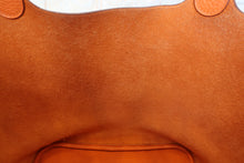 Load image into Gallery viewer, HERMES PICOTIN LOCK MM Clemence leather Orange □O Engraving Hand bag 600120186
