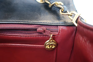 CHANEL/シャネル ダイアナマトラッセチェーンショルダーバッグ ラムスキン ブラック/ゴールド金具 ショルダーバッグ 700090098