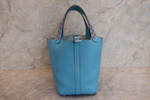 画像をギャラリービューアに読み込む, HERMES／エルメス ピコタンロックＰＭトレサージュ ヴォーエプソン ブルーノール/ゴールド/ルージュクー Y刻印 ハンドバッグ 800010008
