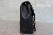 将图片加载到图库查看器，CHANEL/香奈儿 中号CF 单盖包 链条包 羊皮 Black/Gold hardware(黑色/金色金属) 肩背包 800090181
