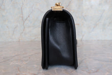 Load image into Gallery viewer, CHANEL LeBOY CHANEL chain shoulder bag Lambskin Black/Goldr hadware Shoulder bag 700090091
