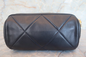 CHANEL/シャネル ココマークフリンジチェーンショルダーバッグ ラムスキン ネイビー/ゴールド金具 ショルダーバッグ 700080071
