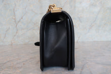 Load image into Gallery viewer, CHANEL LeBOY CHANEL chain shoulder bag Lambskin Black/Goldr hadware Shoulder bag 700090091
