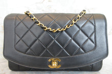 将图片加载到图库查看器，CHANEL/香奈儿 戴妃 CF 链条包 羊皮 Black/Gold hadware(黑色/金色金属) 肩背包 700060157
