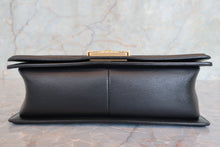 Load image into Gallery viewer, CHANEL LeBOY CHANEL chain shoulder bag Lambskin Black/Goldr hadware Shoulder bag 700090091
