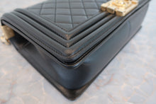 Load image into Gallery viewer, CHANEL LeBOY CHANEL chain shoulder bag Lambskin Black/Goldr hadware Shoulder bag 700090091
