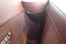 Load image into Gallery viewer, CHANEL Mini LeBOY CHANEL chain shoulder bag Lambskin Brown/Silver hadware Shoulder bag 700120025
