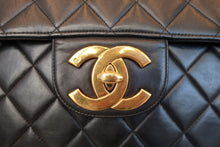 将图片加载到图库查看器，CHANEL/香奈儿 中号CF 单盖包 链条包 羊皮 Black/Gold hardware(黑色/金色金属) 肩背包 800090181
