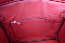 将图片加载到图库查看器，HERMES BIRKIN 30 Clemence leather Bougainvillier □N刻印 Hand bag 600080115
