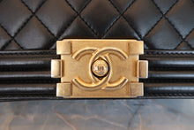 Load image into Gallery viewer, CHANEL LeBOY CHANEL chain shoulder bag Lambskin Black/Goldr hadware Shoulder bag 700090091
