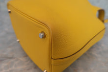 Load image into Gallery viewer, HERMES PICOTIN PM Clemence leather Jaune □G Engraving Hand bag 600070017
