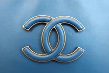 画像をギャラリービューアに読み込む, CHANEL/シャネル ココマーク2WAYバッグ ラムスキン ブルー/ゴールド金具 ショルダーバッグ 700050126
