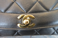 将图片加载到图库查看器，CHANEL/香奈儿 戴妃 CF 链条包 羊皮 Black/Gold hadware(黑色/金色金属) 肩背包 700060157
