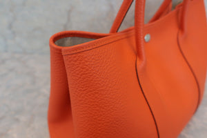 HERMES GARDEN PARTY PM Country leather Capucine T刻印  Tote bag 600040108