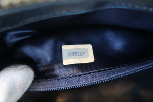 CHANEL/シャネル ココマークフリンジチェーンショルダーバッグ ラムスキン ネイビー/ゴールド金具 ショルダーバッグ 700080071