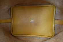 Load image into Gallery viewer, HERMES PICOTIN PM Clemence leather Jaune □G Engraving Hand bag 600070017
