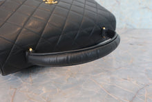 将图片加载到图库查看器，CHANEL/香奈儿 CF 梯形 手提包 荔枝皮 Black/Gold hadware(黑色/金色金属) 手提包 800030136

