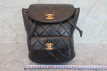 画像をギャラリービューアに読み込む, CHANEL/シャネル マトラッセチェーンリュック ラムスキン ブラック/ゴールド金具 リュック 700080063
