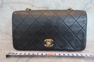 CHANEL/シャネル ミニマトラッセチェーンショルダーバッグ ラムスキン ブラック/ゴールド金具 ショルダーバッグ 700070021