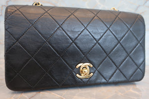 CHANEL/シャネル ミニマトラッセチェーンショルダーバッグ ラムスキン ブラック/ゴールド金具 ショルダーバッグ 700070021