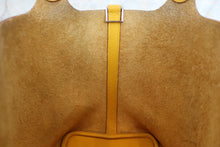 将图片加载到图库查看器，HERMES PICOTIN PM Clemence leather Jaune □G刻印 Hand bag 600070017
