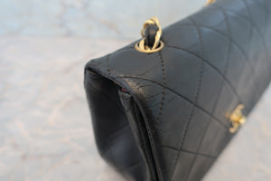 CHANEL/シャネル ミニマトラッセチェーンショルダーバッグ ラムスキン ブラック/ゴールド金具 ショルダーバッグ 700070021