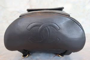 CHANEL/シャネル マトラッセチェーンリュック ラムスキン ブラック/ゴールド金具 リュック 700080063