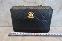 画像をギャラリービューアに読み込む, CHANEL/シャネル ミニマトラッセチェーンショルダーバッグ ラムスキン ブラック/ゴールド金具 ショルダーバッグ 700020080
