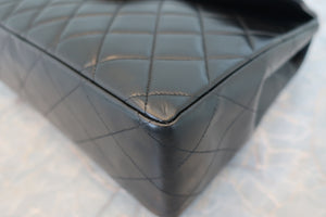 CHANEL/シャネル 中マトラッセシングルフラップチェーンショルダーバッグ ラムスキン ブラック/ゴールド金具 ショルダーバッグ 700090132