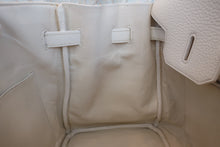 Load image into Gallery viewer, HERMES BIRKIN 35 Clemence leather White □I Engraving Hand bag 600080117
