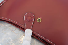 将图片加载到图库查看器，HERMES  EVELYNE1 PM Chamonix leather Rouge H □D刻印 Shoulder bag 800060212

