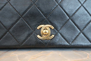 CHANEL/シャネル ミニマトラッセチェーンショルダーバッグ ラムスキン ブラック/ゴールド金具 ショルダーバッグ 700070021