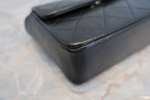 CHANEL/シャネル ミニマトラッセチェーンショルダーバッグ ラムスキン ブラック/ゴールド金具 ショルダーバッグ 700020080
