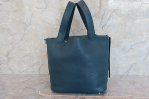 HERMES PICOTIN LOCK MM Clemence leather Colvert A刻印 Hand bag 600050013/600040020