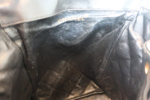 CHANEL/シャネル マトラッセチェーンリュック ラムスキン ブラック/ゴールド金具 リュック 700080063