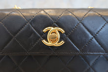 画像をギャラリービューアに読み込む, CHANEL/シャネル ミニマトラッセチェーンショルダーバッグ ラムスキン ブラック/ゴールド金具 ショルダーバッグ 700020080
