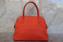 画像をギャラリービューアに読み込む, HERMES／エルメス ボリード27 ヴォースイフト オレンジポピー X刻印 ショルダーバッグ 700120008

