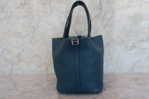 HERMES PICOTIN LOCK MM Clemence leather Colvert A刻印 Hand bag 600050013/600040020