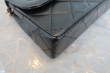 画像をギャラリービューアに読み込む, CHANEL/シャネル パリ限定ミニマトラッセダブルフラップチェーンショルダーバッグ ラムスキン ブラック/ゴールド金具 ショルダーバッグ 800030163
