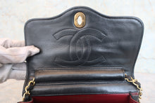 画像をギャラリービューアに読み込む, CHANEL/シャネル パリ限定ミニマトラッセダブルフラップチェーンショルダーバッグ ラムスキン ブラック/ゴールド金具 ショルダーバッグ 800030163
