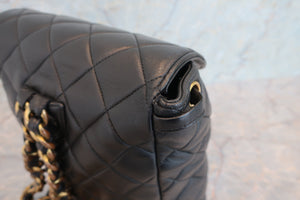 CHANEL/シャネル マトラッセチェーンリュック ラムスキン ブラック/ゴールド金具 リュック 700070030