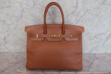 将图片加载到图库查看器，HERMES BIRKIN 35 Graine Couchevel leather Gold □C刻印 Hand bag 600080079
