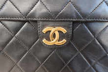 将图片加载到图库查看器，CHANEL/香奈儿 CF 按压锁 链条包 羊皮 Black/Gold hardware(黑色/金色金属) 肩背包 800090169
